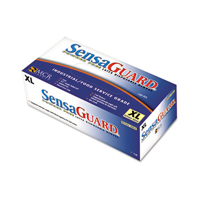 Memphis SensaGuard Industrial Grade Chlorinated Disposable Gloves