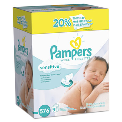 Pampers&reg; Sensitive Baby Wipes