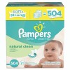 Pampers&reg; Natural Clean Baby Wipes