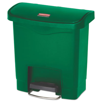 Rubbermaid&reg; Commercial Slim Jim&reg; Resin Step-On Container