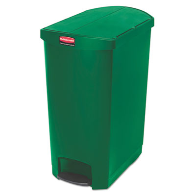 Rubbermaid&reg; Commercial Slim Jim&reg; Resin Step-On Container