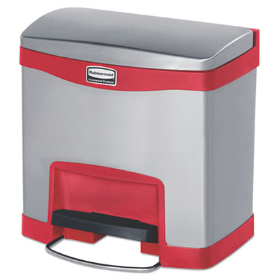 Rubbermaid&reg; Commercial Slim Jim&reg; Stainless Steel Step-On Container