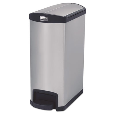 Rubbermaid&reg; Commercial Slim Jim&reg; Stainless Steel Step-On Container
