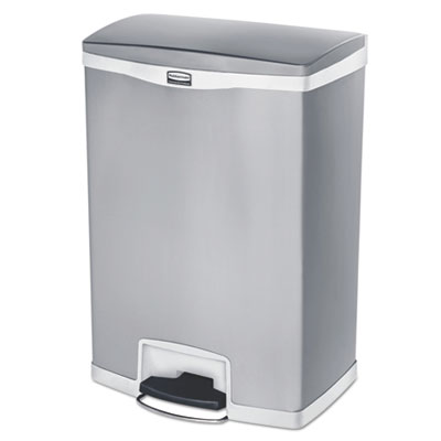 Rubbermaid&reg; Commercial Slim Jim&reg; Stainless Steel Step-On Container