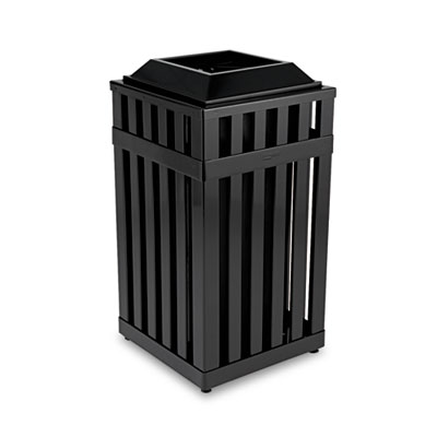 Rubbermaid&reg; Commercial Avenue&reg; Square Open Top Waste Receptacle