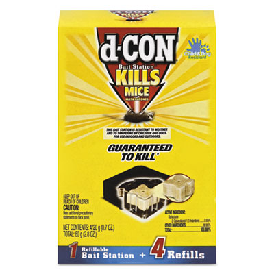 d-CON&reg; Refillable Bait Station & Refills