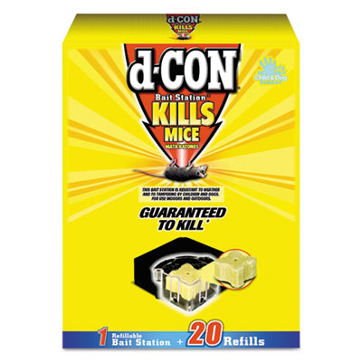 d-CON&reg; Refillable Bait Station & Refills