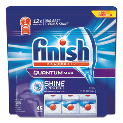 FINISH&reg; Powerball&reg; Quantum Max Shine & Protect Dishwasher Tabs