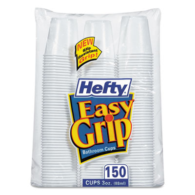 Hefty&reg; Easy Grip&reg; Disposable Plastic Bathroom Cups