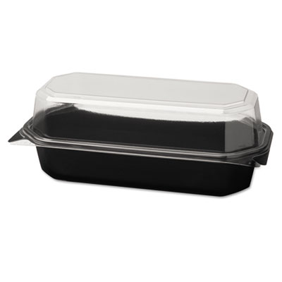 SOLO&reg; Cup Company Creative Carryouts&reg; Hinged Plastic Hot Deli Boxes