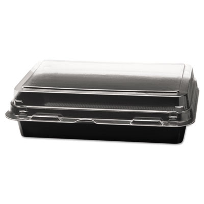 SOLO&reg; Cup Company Creative Carryouts&reg; Hinged Plastic Hot Deli Boxes