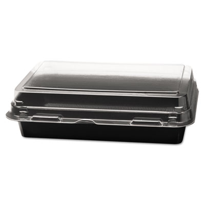 SOLO&reg; Cup Company Creative Carryouts&reg; Hinged Plastic Hot Deli Boxes