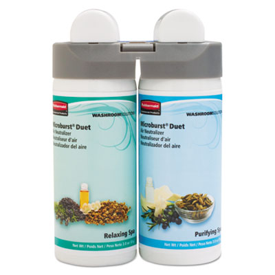 Rubbermaid&reg; Commercial TC&reg; Microburst&reg; Duet Air Freshener Refills