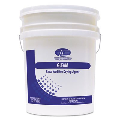 Theochem Laboratories Gleam Rinse Additive for Warewashing