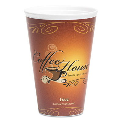 WinCup&reg; Marquee Coffee House Paper Wrapped Cups