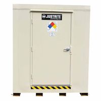 Justrite 4-Hour Fire-Rated Outdoor Safety Locker - Explosion Relief