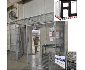 WOVEN WIRE MESH SECURITY CAGES