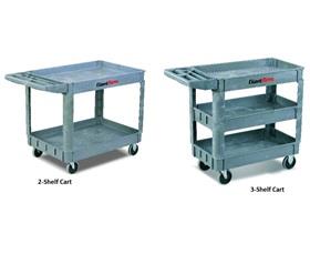 PLASTIC SERVICE CARTS