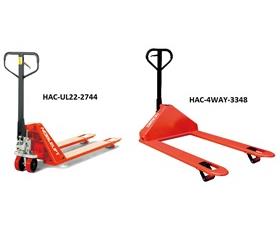 LOW-PROFILE PALLET TRUCKS
