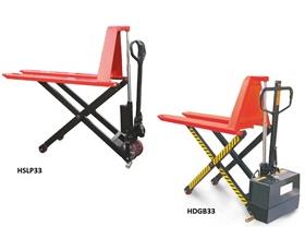 HIGH LIFT/SCISSOR LIFT PALLET TRUCKS