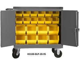 36" WIDE MOBILE BENCH CABINETS