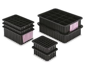 ESD-SAFE DIVIDER BOX CONTAINERS