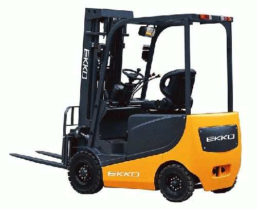 EKKO EK20RL 4 Wheel Electric Forklift, 4500 lbCap., 189" Lift Ht. 48V