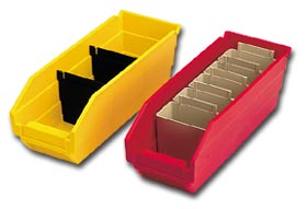 SHELF BIN DIVIDERS