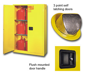 DOUBLE WALL SAFETY FLAMMABLE CABINETS