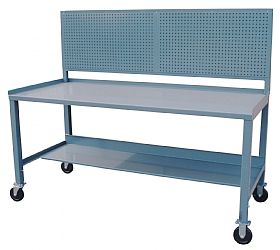 Model MR - Mobile Workbench, Pegboard Panel Model MR - Mobile Workbench, Pegboard Panel