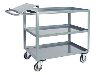 Model LO - Rugged general use carts with built in writing stand for record keeping Model LO - Rugged general use carts with built in writing stand for record keeping