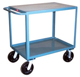 Model SD - 4,000 lb Reinforced Service Carts - 2 Shelves Model SD - 4,000 lb Reinforced Service Carts - 2 Shelves