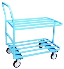 Model LG - 2 Shelves Square Tubular Frame Model LG - 2 Shelves Square Tubular Frame