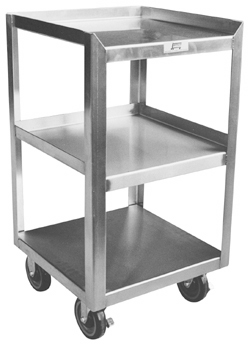 Model XX - Stainless Mobile Stand - 3 Shelves Model XX - Stainless Mobile Stand - 3 Shelves