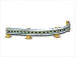 90&deg; CURVED GUARD RAIL