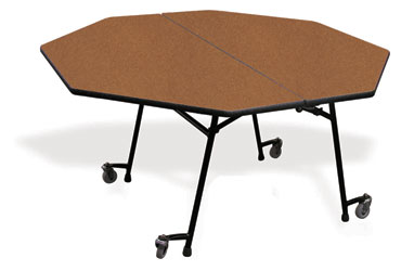 OCTAGON MOBILE CAFETERIA LUNCH TABLES