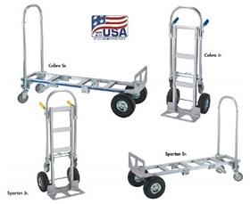 Details about   Foldable Hand Truck Dolly Aluminum Heavy Duty Transport Cart Telescoping B e 14 