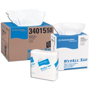 WypAll� X60 & X50 Teri� Wipers