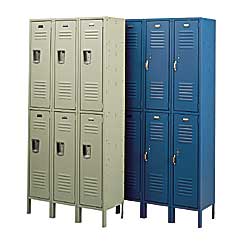2-Tier Lockers with Recessed Handle