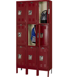 HALLOWELL Premium 3-Tier Lockers