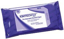 Kimberly-Clark Professional Kimtech Pure&reg; CL4 Pre-Saturated Wipers