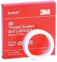 3M Electrical Scotch&reg; Thread Sealant &amp; Lubricant Tapes 48