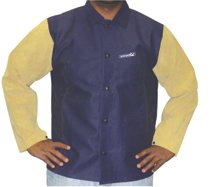 Leather/Sateen Combo Jackets
