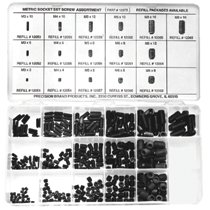 Precision Brand Metric Socket Head Set Screw Assortments