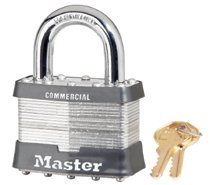 Master Lock No. 15 Laminated Steel Pin Tumbler Padlocks