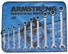 Armstrong Tools 10 Pc. Fractional Geared Combination Wrench Sets (Roll)