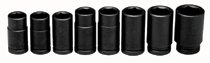 Wright Tool 8 Piece Deep Impact Socket Sets