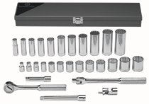 Wright Tool 29 Piece Standard &amp; Deep Socket Sets