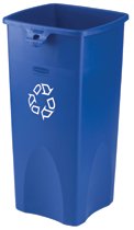 Rubbermaid Commercial Untouchable&reg; Recycling Containers