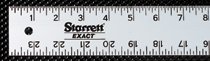 L.S. Starrett Aluminum Straight Edge Rulers